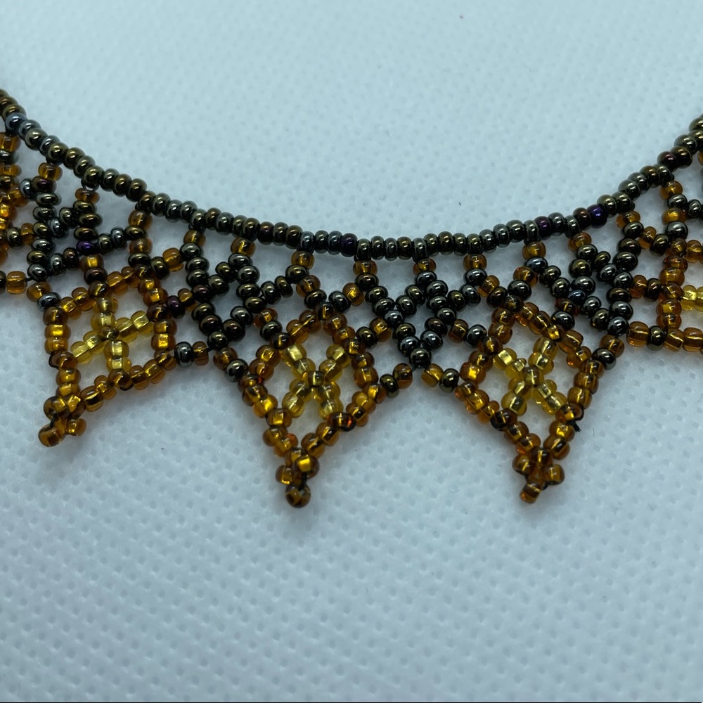Beaded Collar Necklace - Picture 3 of 5